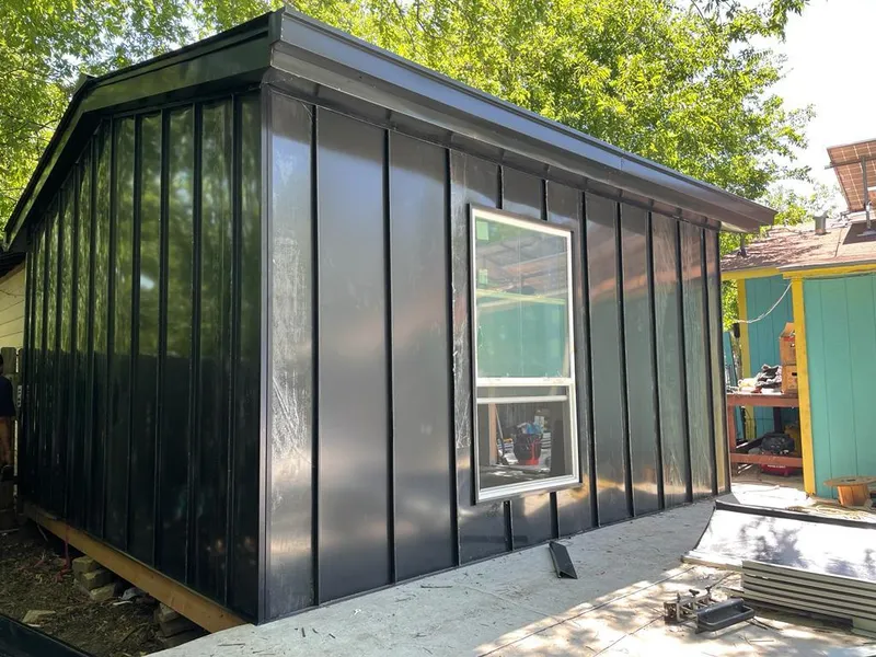 Black standing seam metal wall panels for Roof Inspection in Asbury Park